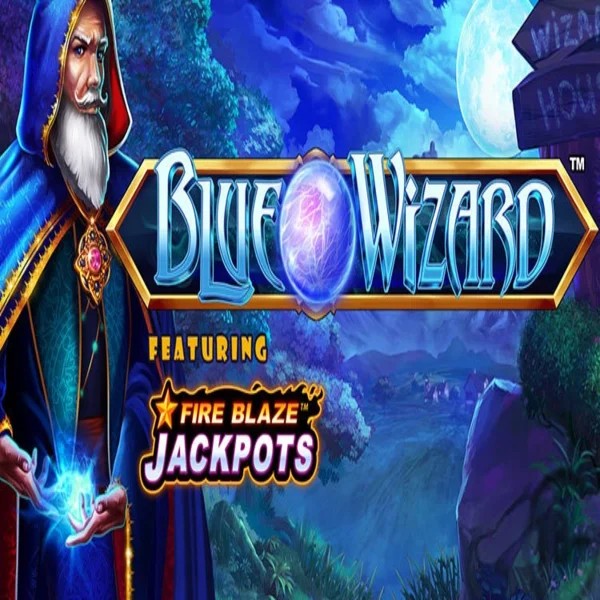 Blue Wizard Fire Blaze Jackpots game by Rarestone Gaming – logo hosted on EuroBet Casino